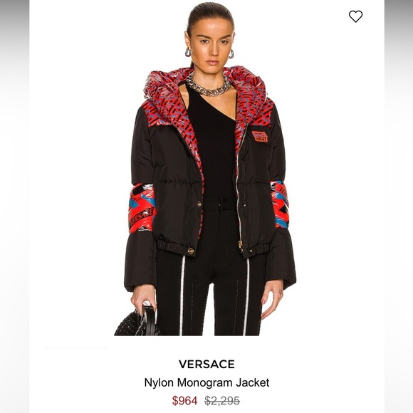 Versace puffer jacket